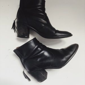 Madewell Ankle Booties 7.5 Black